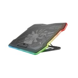 Trust GXT 1126 Aura base di raffreddamento per laptop 43,2 cm (17") 700 Giri/min Nero