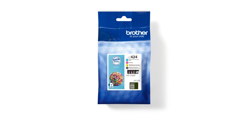 Brother LC424VAL - Pack de 4 cartouches d'encre transparentes