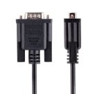 Cable 3m Serie RS232 para Módem Nulo, Crossover Cruzado Serial con Blindaje de Al-Mylar, Cable DB9 de Puerto COM Hembra a Macho Compatible con Dispositivos DTE