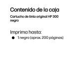 Ink-jet hp n.300 negro dj f4224 aio dj d2560 200 pag