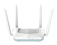 D-Link EAGLE PRO AI AX1500 Smart Router routeur sans fil Gigabit Ethernet Bi-bande (2,4 GHz / 5 GHz) Blanc