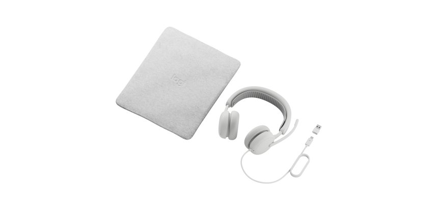 Logitech 981-001617 casque Avec fil Arceau Appels/Musique USB Type-C / USB Type-A Blanc
