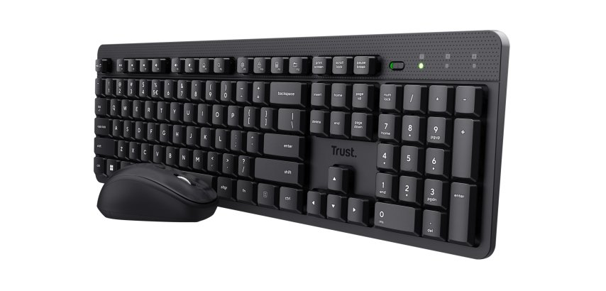 Trust Ody II clavier Souris incluse Bureau RF sans fil AZERTY Français Noir