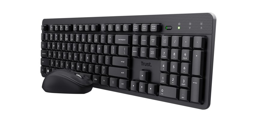Trust Ody II clavier Souris incluse Bureau RF sans fil AZERTY Français Noir