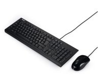 ASUS U2000 tastiera Mouse incluso Casa/ufficio USB QWERTY Italiano Nero