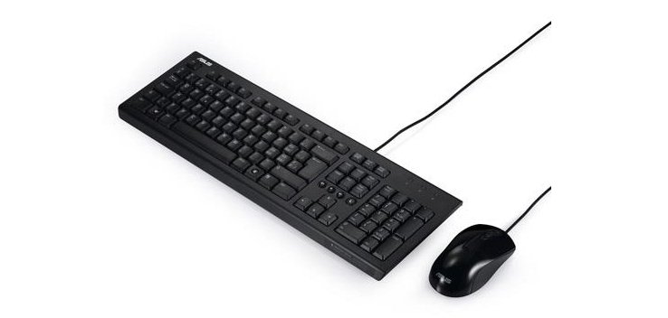 ASUS U2000 tastiera Mouse incluso Casa/ufficio USB QWERTY Italiano Nero
