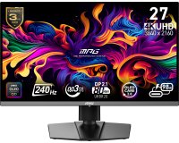 MSI MPG 272URX QD-OLED computer monitor 67.3 cm (26.5") 3840 x 2160 pixels 4K Ultra HD Black