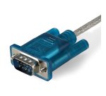 StarTech.com 3ft (91cm) 1-Port USB to RS232 DB9 Serial Adapter Cable, USB to Serial Adapter Cable - M/M