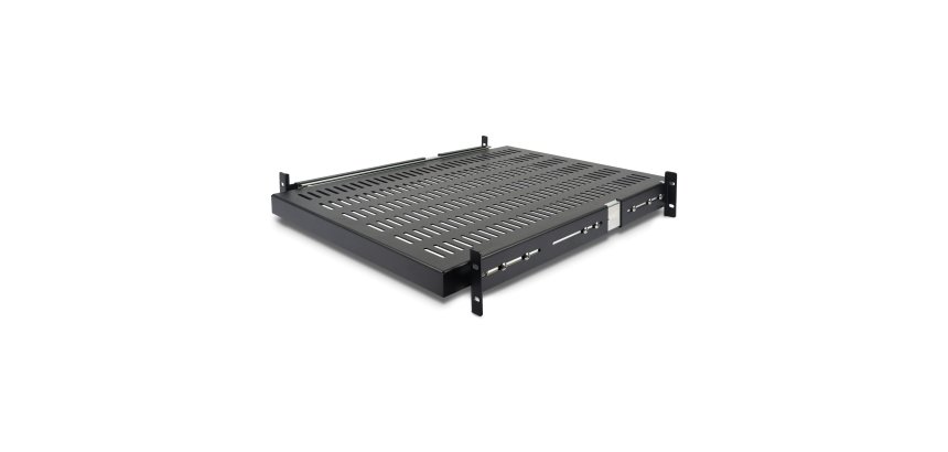 StarTech.com Etagère coulissante pour Rack de Serveur 2U - Profondeur ajustable 48 cm – 22.7kg