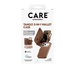PanzerGlass CARE™ by ® Tango 2-in-1 Wallet Case Brown w. MagSafe iPhone 2026 Pro Max | 17 Pro Max mobiele telefoon behuizingen Hoes Transparant