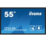 iiyama TF5539AS-B1AG Écran d'affichage dynamique En forme de kiosk 138,7 cm (54.6") LED 435 cd/m² 4K Ultra HD Noir Écran tactile Intégré dans le processeur Android 11 24/7