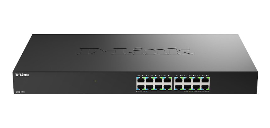 D-Link DMS-1016 Non-géré L2+ 2.5G Ethernet (100/1000/2500) Noir