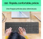 HP 150 WD KBD FR clavier Universel USB Noir