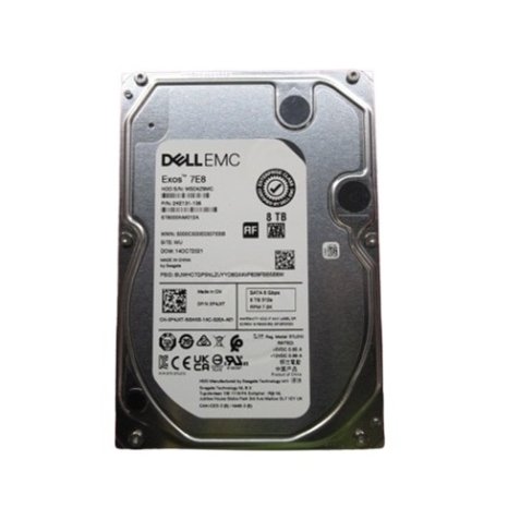 DELL 400-BRDB disco duro interno 8 TB 7200 RPM 3.5" Serial ATA III