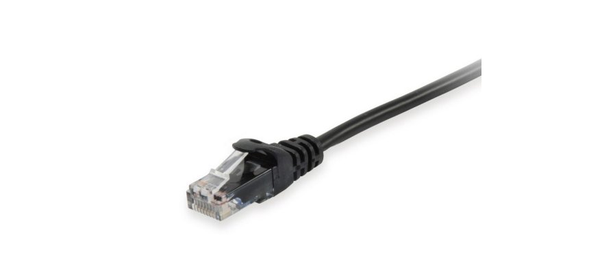 Equip Cat.6A U/UTP Patch Cable, 1m, Black