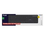 Trust Vaiya tastiera Universale USB + RF Wireless + Bluetooth Italiano Nero
