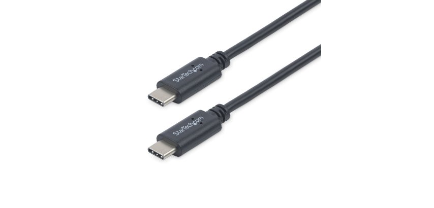 StarTech.com Câble de Charge USB-C de 2m, Charge et Synchronisation, 60W (3A) PD, Câble de Charge USB 2.0 pour Ordinateur Portable, Certifié USB-IF - Cordon de Charge USB C