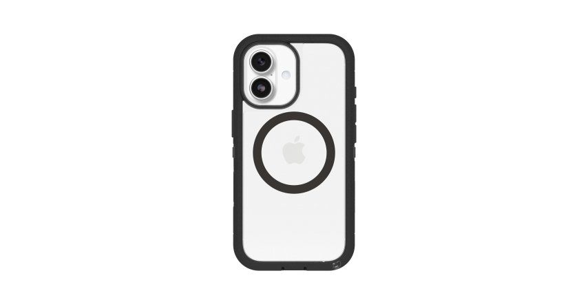 OtterBox Defender Pro XT Clear Series pour Apple iPhone 17, transparente/noir - produits livrés sans emballage