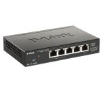 D-Link DGS-1100-05PDV2 commutateur réseau Géré Gigabit Ethernet (10/100/1000) Connexion Ethernet, supportant l'alimentation via ce port (PoE) Noir