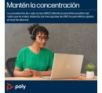 HP Poly Auriculares estéreo Poly Blackwire 8225 USB-C + Adaptador USB-C/A