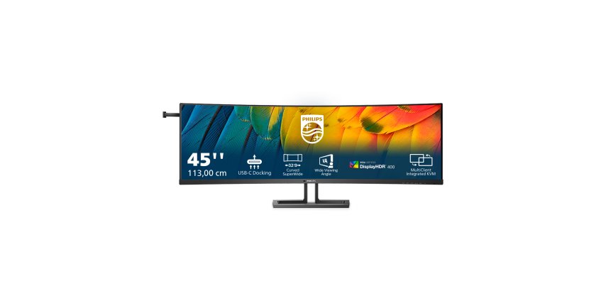 Philips 6000 series 45B1U6900C/00 écran plat de PC 113 cm (44.5") 5120 x 1440 pixels UltraWide Dual Quad HD LED Noir
