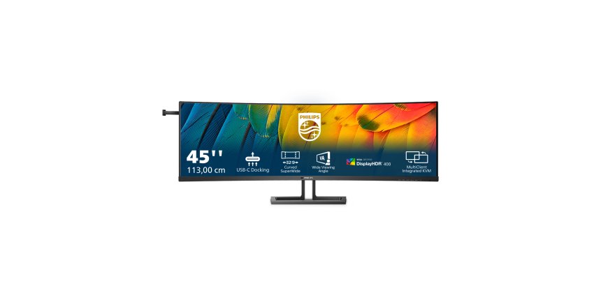 Philips 6000 series 45B1U6900C/00 écran plat de PC 113 cm (44.5") 5120 x 1440 pixels UltraWide Dual Quad HD LED Noir