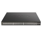 D-Link DGS-2000-52MP switch Gestionado L2/L3 Gigabit Ethernet (10/100/1000) Energía sobre Ethernet (PoE) 1U Negro