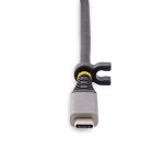 StarTech.com Adaptador Multipuertos USB-C - Docking Station USB Tipo C HDMI 4K60 - Hub Ladrón USB 3.0 de 3 Puertos - Entrega de Alimentación PD 100W - GbE - Win/Mac/ChromeOS