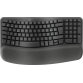 Logitech Wave Keys for Business clavier Bureau RF sans fil + Bluetooth QWERTZ Suisse Graphite