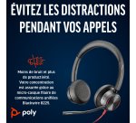 HP Poly Micro-casque Poly Blackwire 8225 stéréo USB-C + adaptateur USB-C/A