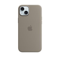 Apple iPhone 15 Plus Silicone Case with MagSafe - Clay