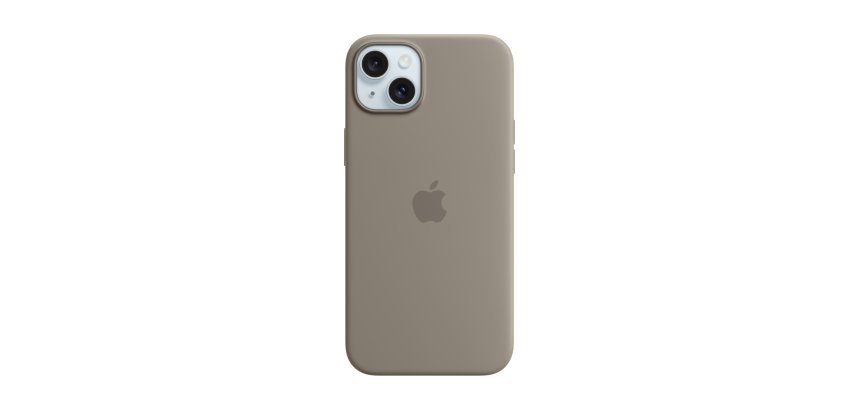 Apple iPhone 15 Plus Silicone Case with MagSafe - Clay