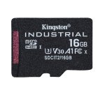 Kingston Technology Carte 16GB microSDHC Industrielle C10 A1 pSLC + adaptateur SD