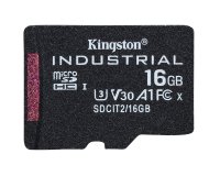 Kingston Technology Tarjeta 16GB microSDHC Industrial C10 A1 pSLC paquete individual sin adaptador