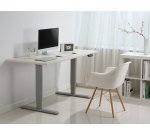 Equip ERGO Bipedestador Eléctrico, Doble Motor, Blanco