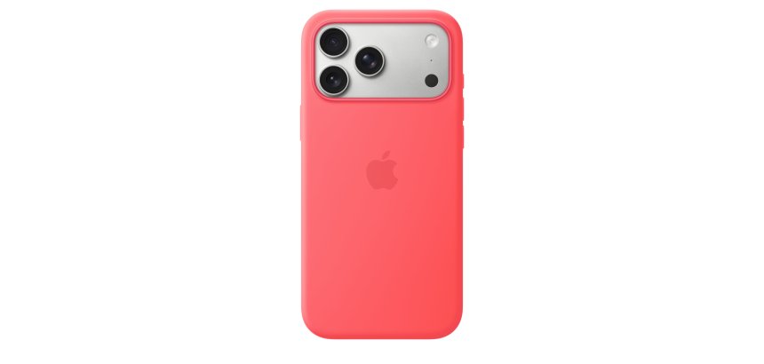 Apple Coque en silicone avec MagSafe pour iPhone 17 Pro Max - Rose goyave