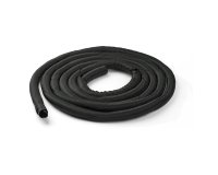 StarTech.com Gaine Cache-câbles de 4,6 m - Film en Matériau Torsadé Flexible - Gaine Extensible Diamètre 2.5-3.8 cm - Cache-câbles en Polyester - Noir