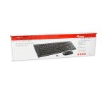 Equip 245221 teclado Ratón incluido Oficina RF inalámbrico QWERTY Español Negro