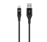 Celly USBLIGHTCOL3MBK cavo Lightning 3 m Nero