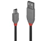Lindy Câble USB 2.0 type A vers Mini-B, Anthra Line, 3m