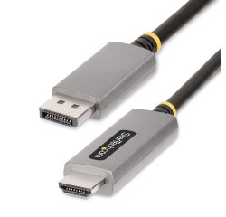 StarTech.com Cable Adaptador de 2m DisplayPort a HDMI - 8K 60Hz - 4K 144Hz - HDR10 - Conversor de Vídeo Activo DP 1.4 a HDMI 2.1 - Convertidor DisplayPort a HDMI