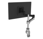 R-Go Tools Bras d'écran R-Go Zepher, bras pour écran simple, entièrement réglable, capacité de charge 0-8 Kg, 100% circulaire, noir