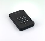 iStorage diskAshur2 256-bit 1TB USB 3.2 secure encrypted solid-state drive - Black IS-DA2-256-SSD-1TB-B