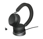 Jabra Evolve2 75 Auriculares Inalámbrico Diadema Oficina/Centro de llamadas USB Tipo C Bluetooth Base de carga Negro
