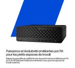 HP EliteDesk 8 SFF G1i AI Wolf Pro Security Edition Intel Core Ultra 5 235 16 Go DDR5-SDRAM 512 Go SSD Windows 11 Pro PC AI PC Noir