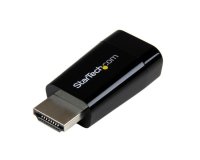 StarTech.com Compact HDMI to VGA Adapter Converter - Ideal for Chromebooks Ultrabooks & Laptops – 1920x1200/1080p