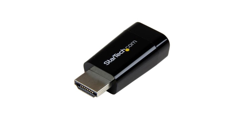 StarTech.com Compact HDMI to VGA Adapter Converter - Ideal for Chromebooks Ultrabooks & Laptops – 1920x1200/1080p