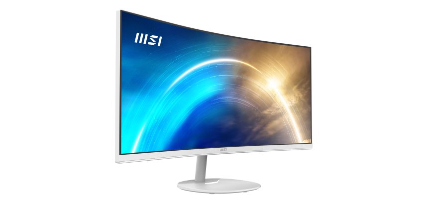 MSI Pro MP341CQW Monitor PC 86,4 cm (34") 3440 x 1440 Pixel UltraWide Quad HD Bianco
