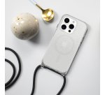 OtterBox React Series Necklace MagSafe pour iPhone 15 Pro, Stardust (Clear Glitter)