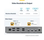 StarTech.com Triple-Monitor USB-C Docking Station, 140W Charging Dock voor MacBook Pro en Windows, 4K 60Hz HDMI of DisplayPort, TAA